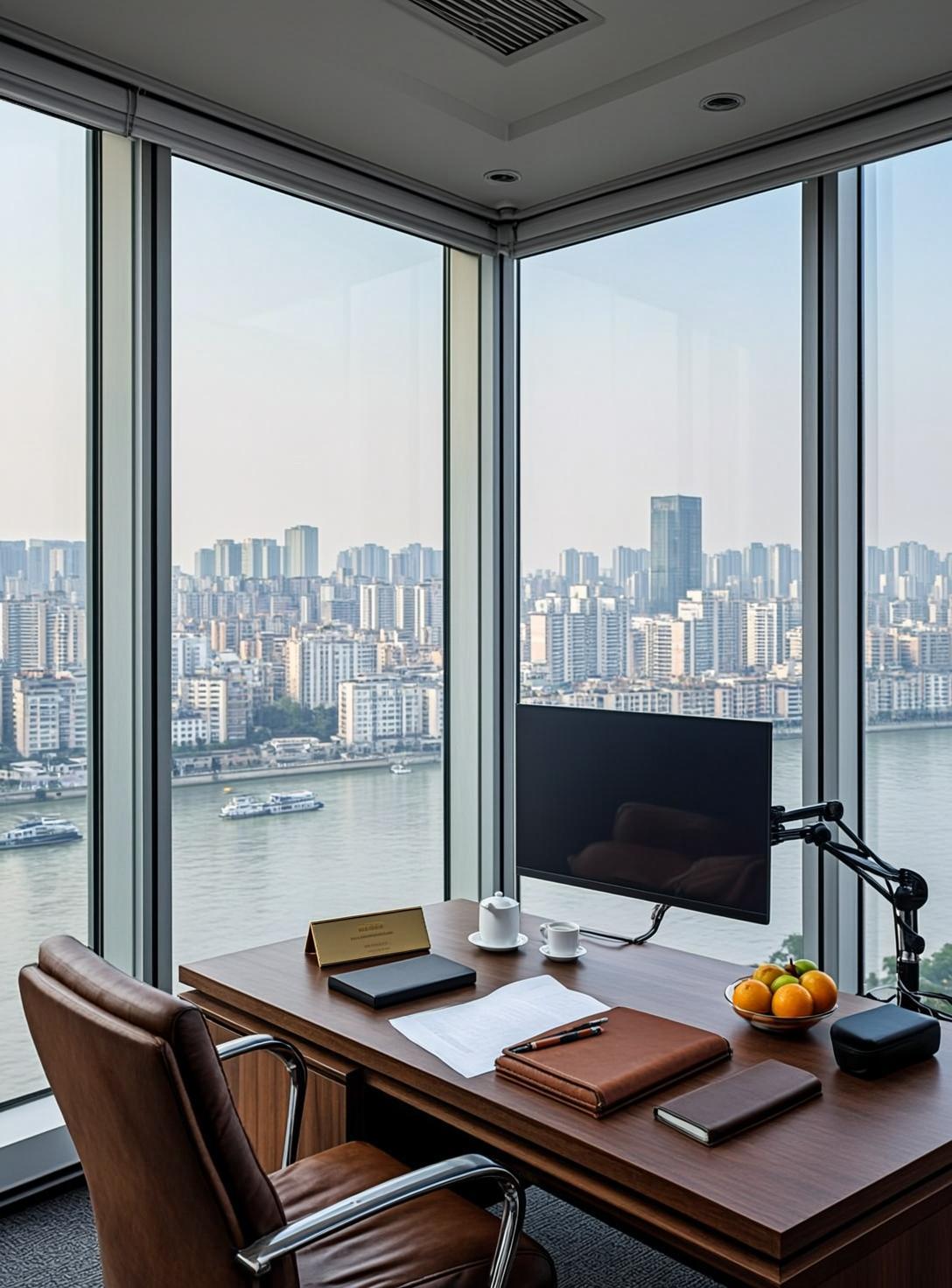 Premium corner office in Furong District with city views